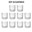 Kit 10 Dapings Copo Pote De Vidro Profissional Henna