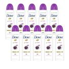 Kit 10 Desodorante Antitranspirante Aerosol Dove Go Fresh Amora e Flor de Lótus 150ml