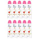 Kit 10 Desodorante Antitranspirante Aerosol Dove Go Fresh Romã e Verbena 150ml