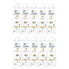 Kit 10 Desodorante Antitranspirante Aerosol Dove Invisible Dry 150ml