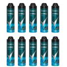 Kit 10 Desodorante Antitranspirante Aerosol Masculino Rexona Extracool 72 horas 150ml Kit 10 Desodorante Antitranspirante Aerosol Masculino Rexona Extracool 72 horas 150ml
