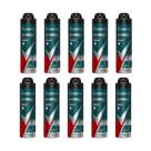Kit 10 Desodorante Rexona Antibacterial e Invisible Masculino Aerosol Antitranspirante 72 horas 150ml