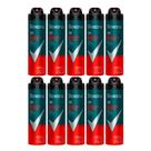 Kit 10 Desodorante Rexona Antibacterial Protection Men Aerosol Antitranspirante 72h 150ml