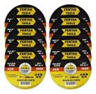Kit 10 Disco Corte Inox 7 Polegadas 180mm Reforçado 2 Telas