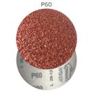 Kit 10 Disco De Lixa Fecho Fixador 125mm Para Lixadeira Grão 60
