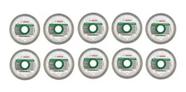 Kit 10 Disco Diamantado 4.3/8 Turbo Pro P/ Porcelanato Bosch