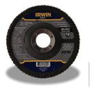 Kit 10 Disco Flap zirconia 4-1/2" X 7/8" Grão 80 Irwin
