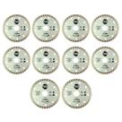 kit 10 Disco Para Makita De Corte Diamantado Turbo 110x20 Mm