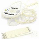 Kit 10 elastic bengala marfim + 1 corrente marfim 1,5m
