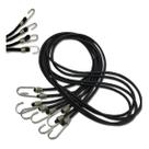 Kit 10 Elástico Extensor Gancho de Metal 2M Bagageiro Moto