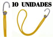 Kit 10 Elásticos Extensor Borracha p/ Caminhão Carreta AMARELO
