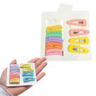 Kit 10 Elásticos Xuxinha + 4 Preislhas Tic Tac Para Penteado Infantil