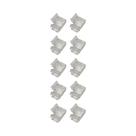 Kit 10 Emendas Conector Astraled Em L Para Fita De Led 8mm Em-033 Kit 10 Emendas Conector Astraled Em L Para Fita De Led 8mm Em-033