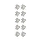 Kit 10 Emendas Conector Astraled em L para Fita de Led 8mm