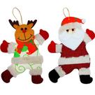 Kit 10 Enfeites árvore De Natal Papai Noel E Rena Natalino Kit 10 Enfeites árvore De Natal Papai Noel E Rena Natalino