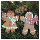 Kit 10 Enfeites Pendente Para Árvore De Natal Biscoito Ginger 11cm Kit 10 Enfeites Pendente Para Árvore De Natal Biscoito Ginger 11cm
