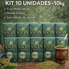 Kit 10 Erva Mate Colonial Moída Grossa a Vácuo Yacuy 1kg
