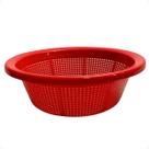 Kit 10 Escorredor Macarrão Lavador Arroz Lava Tudo Multiuso 27x12cm Plastico Sem Cheiro Odor