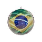 Kit 10 Esferas Acrílicas 7cm Brasil Lembrancinha Festa Niver