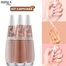 Kit 10 Esmaltes Capivara Tons Marrom Chocolate Nude Terrosos Esmaltes Impala Atacado