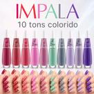Kit 10 Esmaltes Impala Coloridos