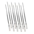 Kit 10 Espetos Espada Inox 70cm Cabo Revestido Alumínio