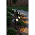 Kit 10 Espetos Jardim COB LED 5W Luz Amarela Elegante