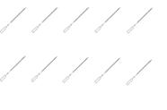 Kit 10 espetos lâmina inox picanha Lobo Churrasqueiras