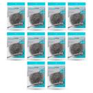 Kit 10 Esponjas Multiuso Aço Inox Tamanho G Gourmet Mix