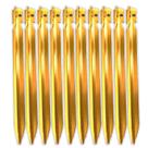 KIT 10 Estaca Metal GRANDE Dourada 30CM (MOD101332)