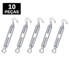 Kit 10 Esticador para Cabos de Aço Cordoalhas Cerca Esticar Tensionar 1/2 Polegadas (12,7mm)