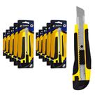 Kit 10 Estiletes Profissional C Trava Lamina de 18mm Revenda
