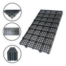 Kit 10 Estrado Piso Pallet Plástico Resistente 25x50 Paletes Preto
