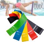 kit 10 Faixa Alongamento Yoga Pilates Funcional Fisioterapia