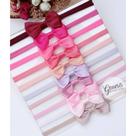 Kit 10 Faixinhas Laços Para Bebê RN Baby Rosa Cabelo