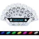 Kit 10 Farol Strobo Endereçavel Digital Led Efeitos Ultra Vu Leds com Central Eletrônica Interna