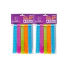 Kit 10 fechador de embalagens vedar prendedor para saco clip
