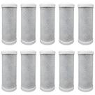 Kit 10 Filtros Carbon Block 7" De Encaixe para Uso Universal