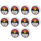 Kit 10 Fita Isolante 3M Imperial 18MM X 20M Branca
