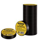 Kit 10 Fita Isolante 9m 1,7cm Profissional Resistente 600w