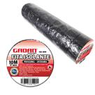 Kit 10 Fita Isolante Adesiva Alta Fusão Preta 17mm X 10m