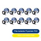 Kit 10 Fita Isolante Prysmian P22 19mm x 20 metros Preta