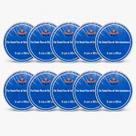 Kit 10 Fita Telada 50MM X 90M Fibra de Vidro Para Drywall Gesso Junta Trincas Isopor Auto Adesiva Trançada