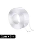 Kit 10 Fitas Adesivas Dupla Face 3 Metros Adesivo Transparente Forte Kit