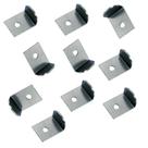 Kit 10 Fixadores Suporte Cantoneira Garra " L " Espelhos e Vidros