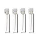 Kit 10 Flaconetes 1ml Vidro Frasco Tampa Pressão p/ Amostras