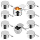 Kit 10 Fogareiro Acendedor Para Rechaud 9 Cm Aço Inox