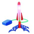 Kit 10 Foguetes Lançador Pedal Radical Com Luzes E Alcance De 30m Para Crianças Ao Ar Livre Brinquedo Infantil Espacial