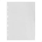 Kit 10 Folhas para Cédulas 32x24 Acetato 2 Espaços
