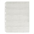 Kit 10 Folhas para Moedas 28x23 PCCB 20 Bolsos Frontais